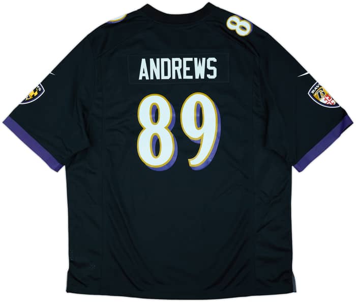 2018-25 Baltimore Ravens Andrews #89 Nike Game Alternate Jersey (XXL)