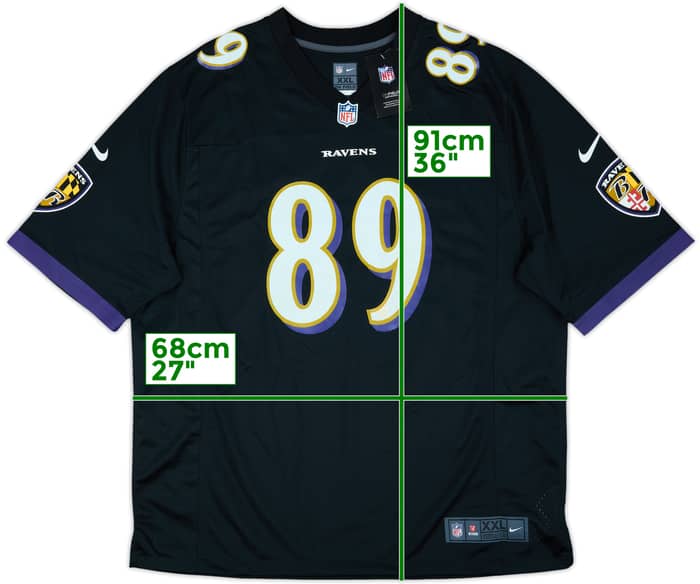 2018-25 Baltimore Ravens Andrews #89 Nike Game Alternate Jersey (XXL)