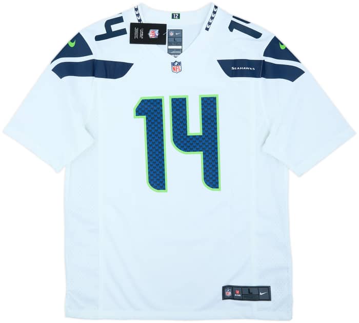 2019-24 Seattle Seahawks Metcalf #14 Nike Game Away Jersey (L)