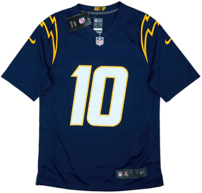 2020-23 LA Chargers Herbert #10 Nike Game Alternate Jersey (S)