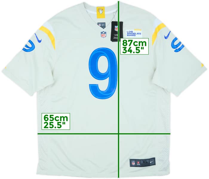 2021-25 LA Rams Stafford #9 Nike Game Alternate Jersey (XL)