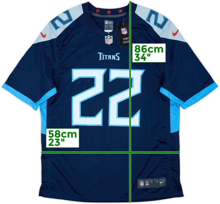 2018-23 Tennessee Titans Henry #22 Nike Game Home Jersey (L)