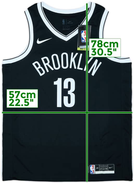 2020-21 Brooklyn Nets Harden #13 Nike Swingman Away Jersey (L)
