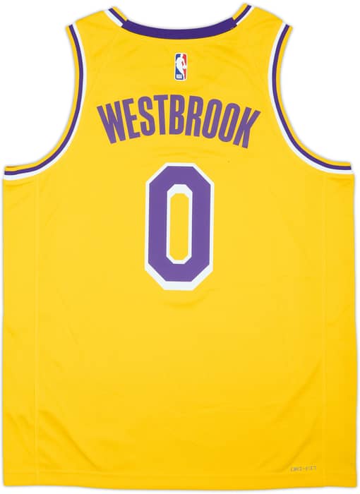 2022-23 LA Lakers Westbrook #0 Nike Swingman Away Jersey (L)