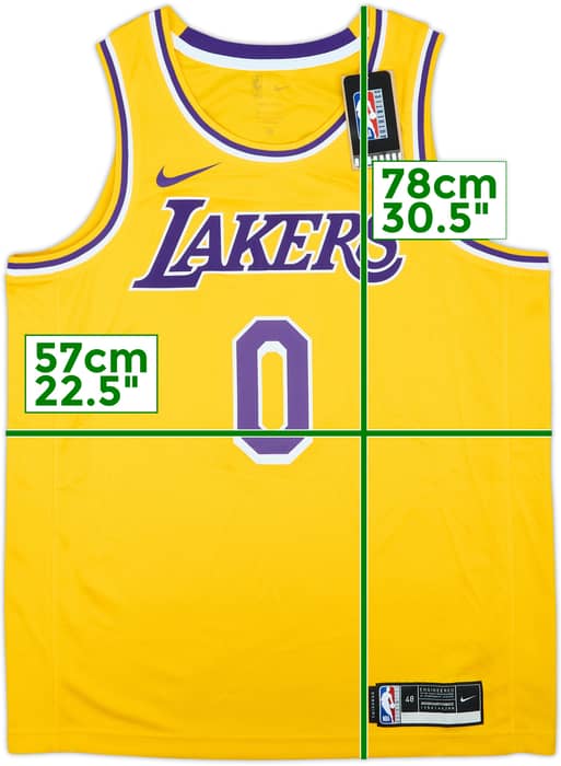 2022-23 LA Lakers Westbrook #0 Nike Swingman Away Jersey (L)