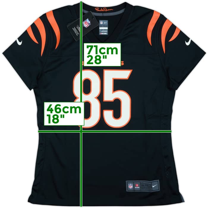 2021-22 Cincinnati Bengals Higgins #85 Nike Game Home Jersey Womens (M)