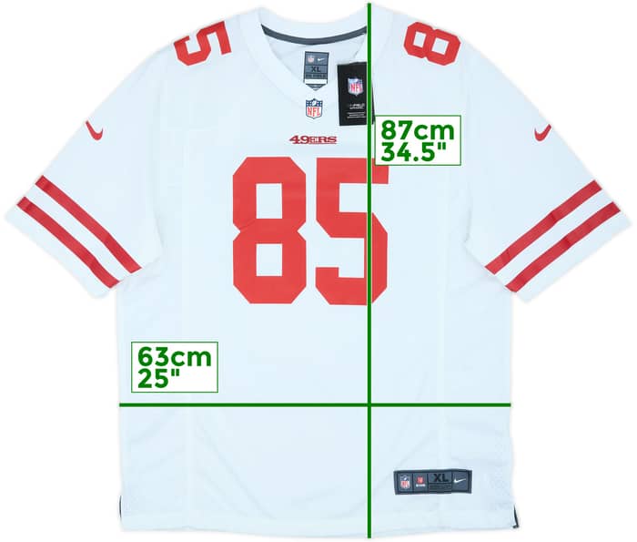 2022-25 San Francisco 49ers Kittle #85 Nike Game Away Jersey (XL)