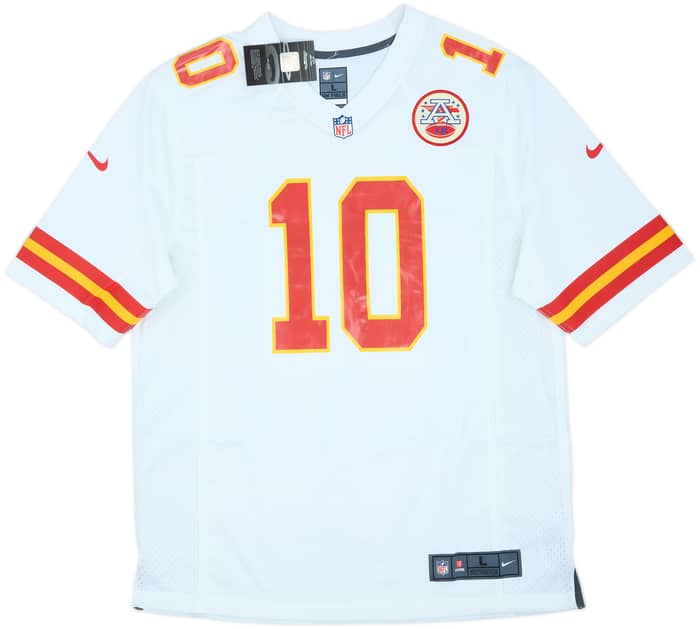 2016-21 Kansas City Chiefs Hill #10 Nike Game Away Jersey (L)