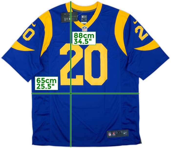 2019 LA Rams Ramsey #20 Nike Game Home Jersey (XL)