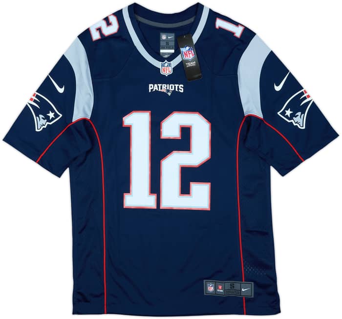 2012-19 New England Patriots Brady #12 Nike Game Home Jersey (S)