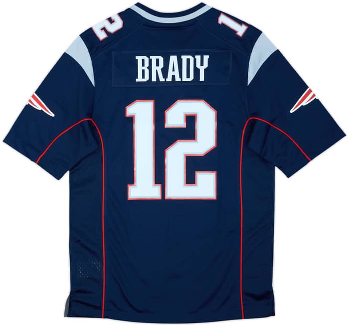 2012-19 New England Patriots Brady #12 Nike Game Home Jersey (S)