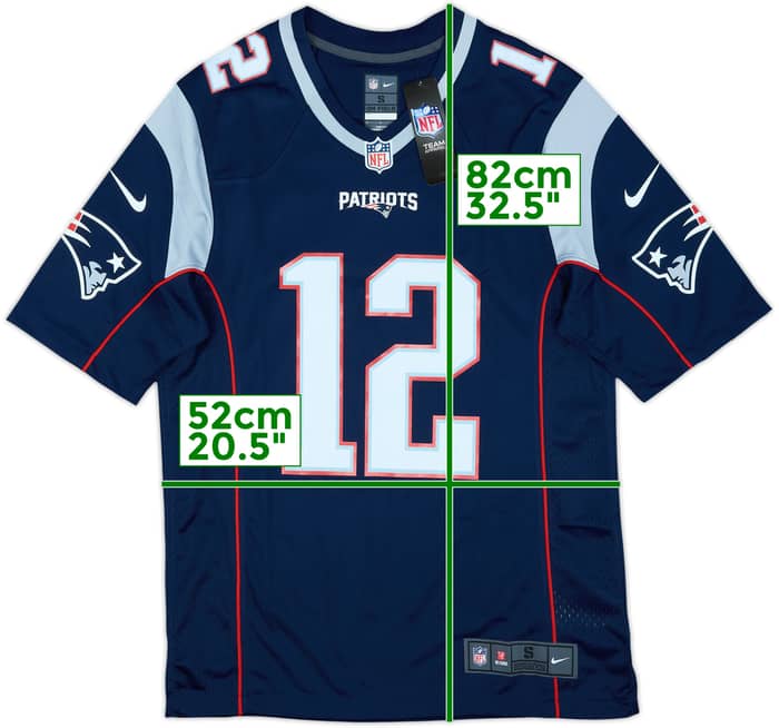 2012-19 New England Patriots Brady #12 Nike Game Home Jersey (S)