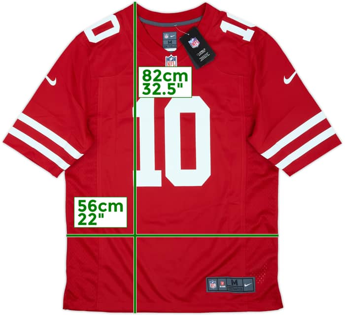 2017-21 San Francisco 49ers Garoppolo #10 Nike Game Home Jersey (M)