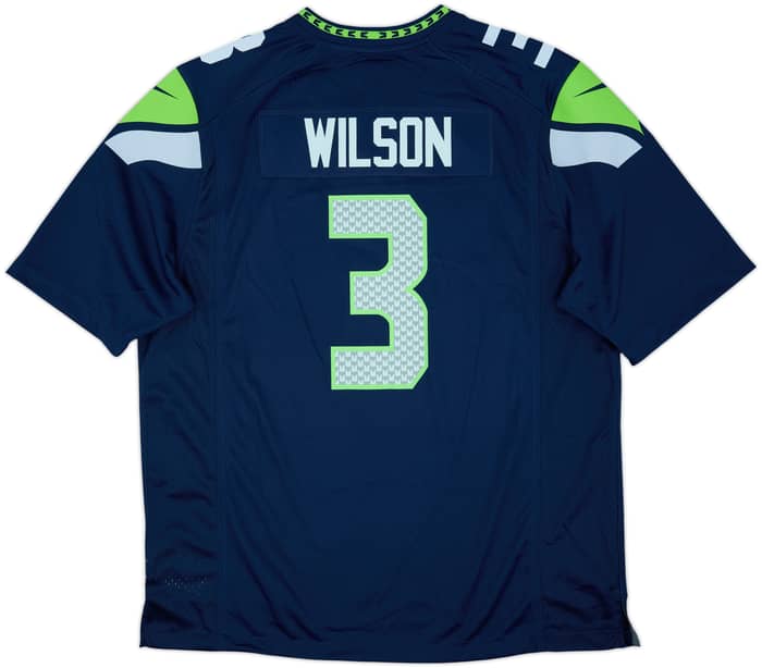 2012-21 Seattle Seahawks Wilson #3 Nike Game Home Jersey (XL)