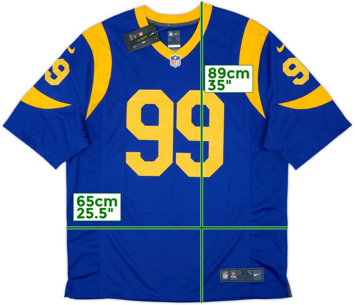 2018-19 LA Rams Donald #99 Nike Game Home Jersey (XL)