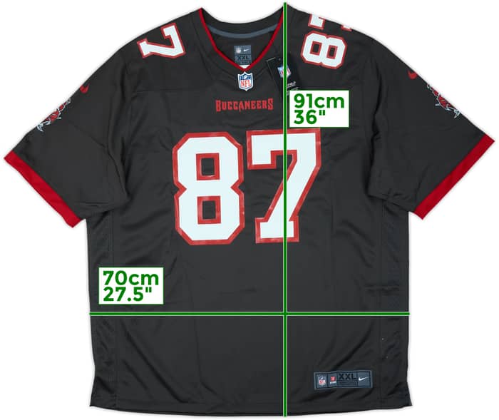 2020-21 Tampa Bay Buccaneers Gronkowski #87 Nike Game Alternate Jersey (XXL)