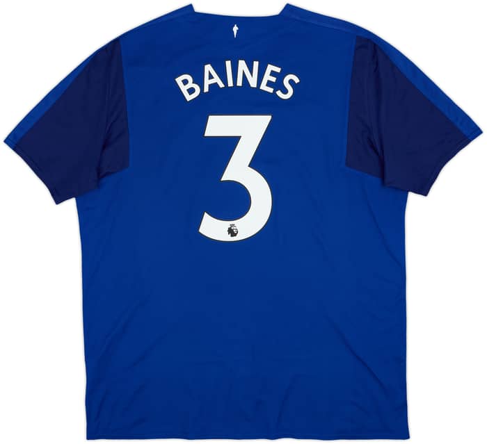 2017-18 Everton Home Shirt Baines #3 - 9/10 - (XXL)