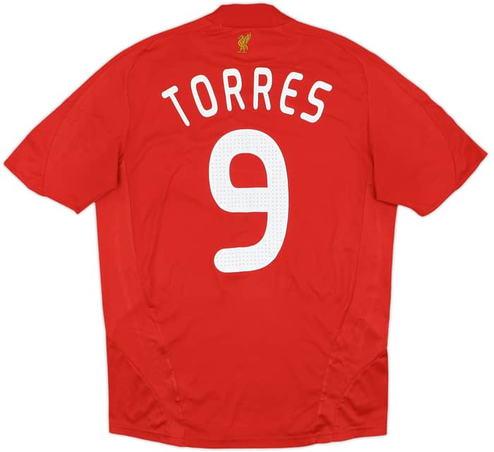2008-10 Liverpool Home Shirt Torres #9 - 5/10 - (M)