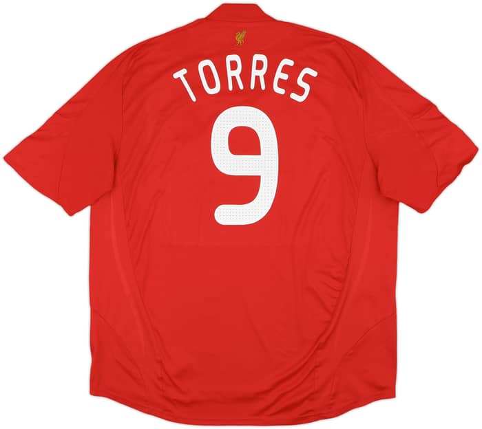 2008-10 Liverpool Home Shirt Torres #9 - 7/10 - (3XL)