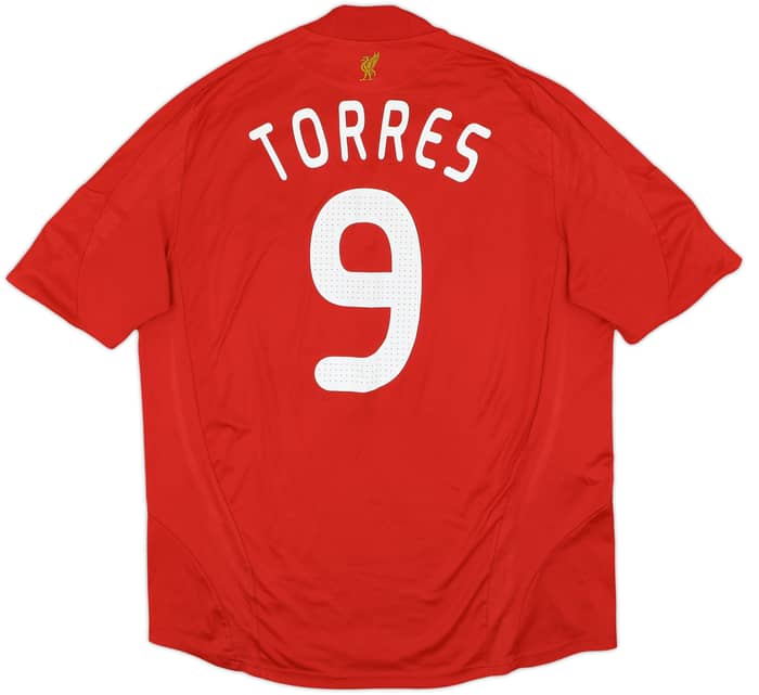 2008-10 Liverpool Home Shirt Torres #9 - 5/10 - (XL)
