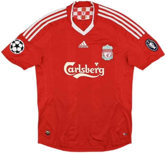 2008-10 Liverpool Home Shirt Alonso #14 - 8/10 - (M)