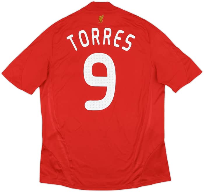 2008-10 Liverpool Home Shirt Torres #9 - 5/10 - (L)