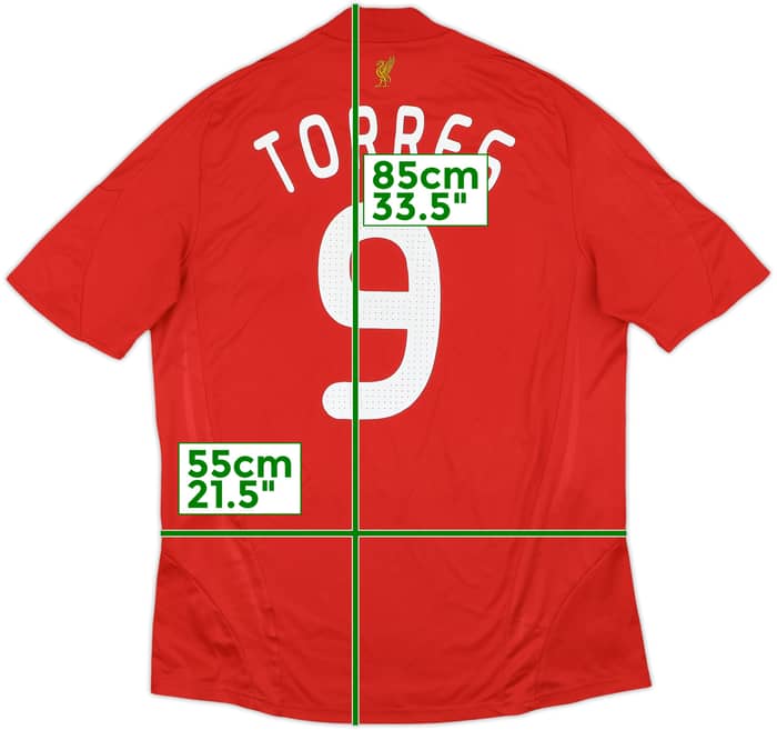 2008-10 Liverpool Home Shirt Torres #9 - 5/10 - (L)