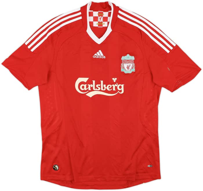 2008-10 Liverpool Home Shirt Torres #9 - 8/10 - (L)