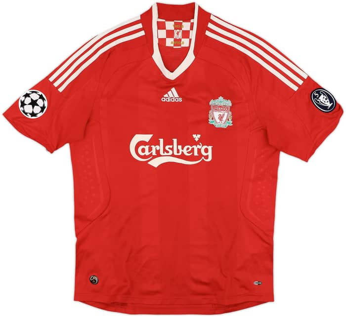 2008-10 Liverpool Home Shirt Torres #9 - 7/10 - (L)