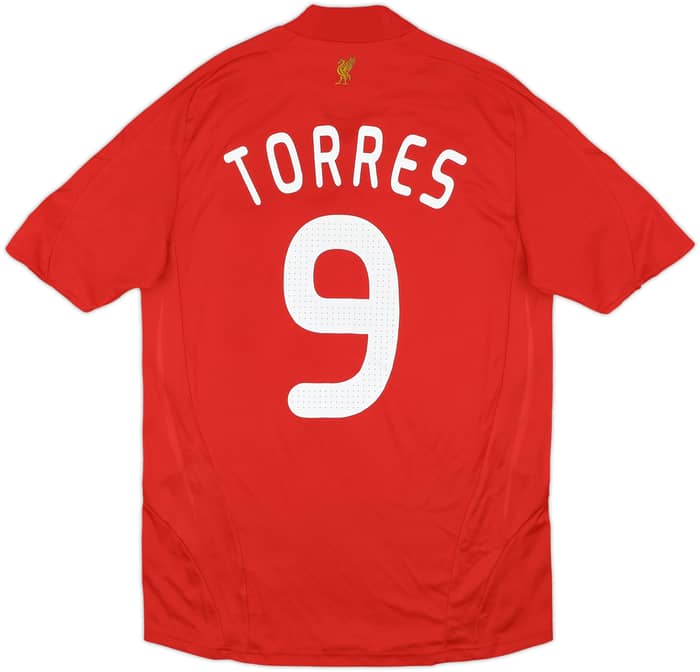 2008-10 Liverpool Home Shirt Torres #9 - 6/10 - (M)