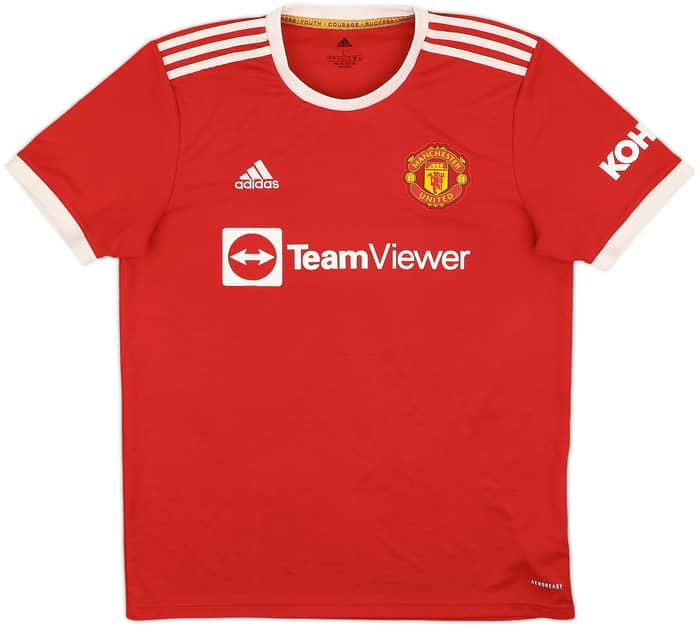 2021-22 Manchester United Home Shirt Ronaldo #7 - 8/10 - (L)