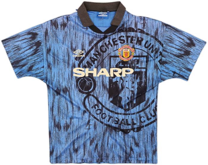 1992-93 Manchester United Away Shirt Cantona #7 - 5/10 - (M)