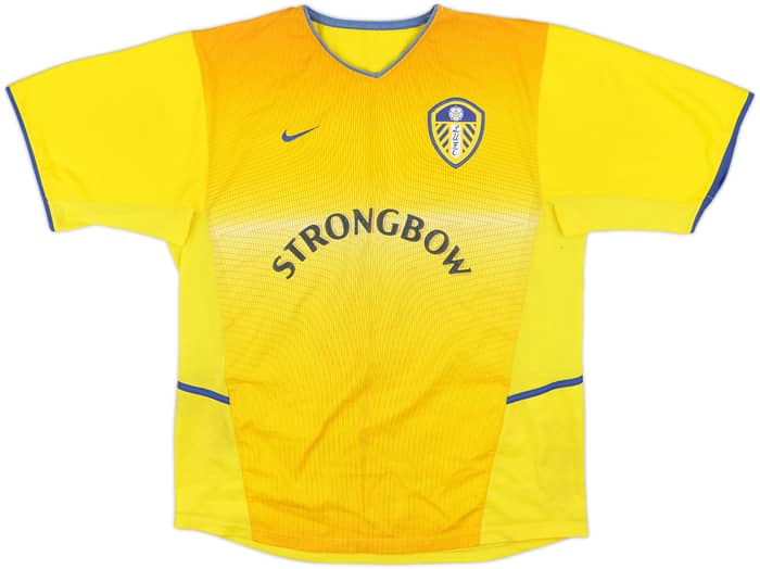2002-03 Leeds United Away Shirt Radebe #5 - 8/10 - (L)