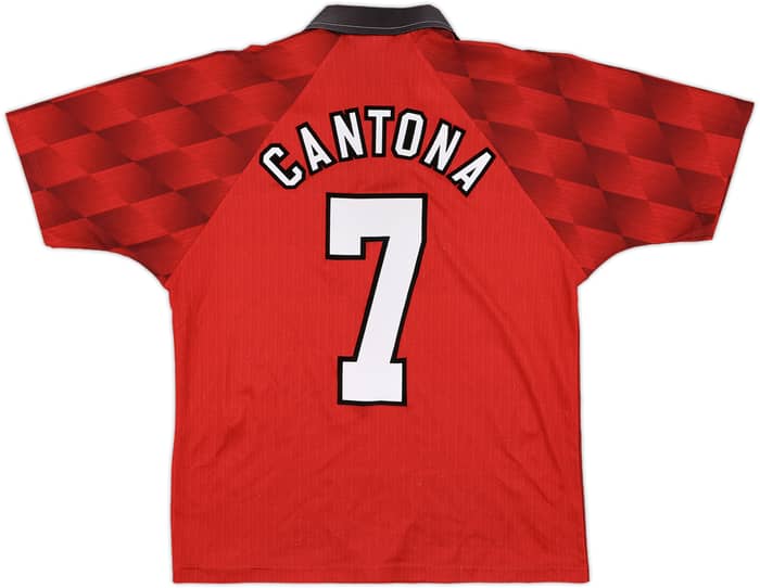 1996-98 Manchester United Home Shirt Cantona #7 - 5/10 - (M)