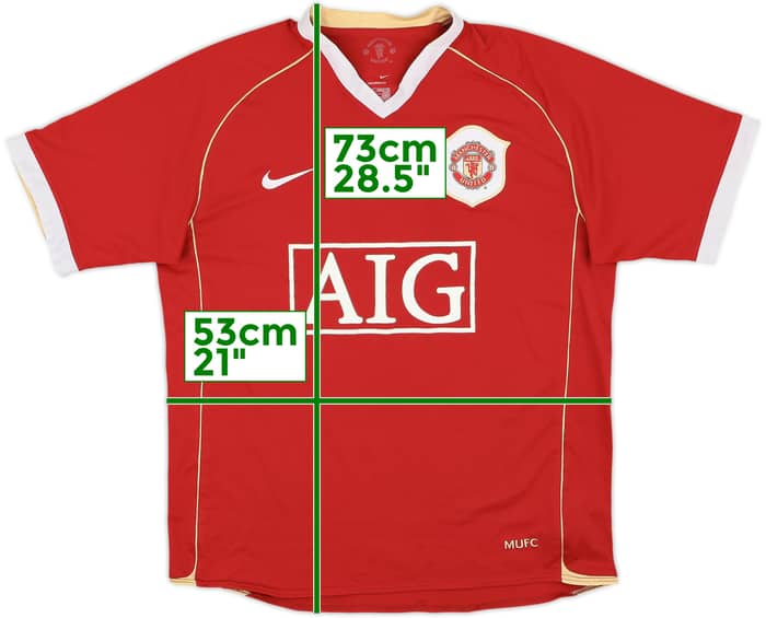 2006-07 Manchester United Home Shirt Park #13 - 5/10 - (M)