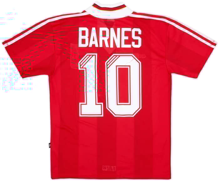1995-96 Liverpool Home Shirt Barnes #10 - 8/10 - (S)