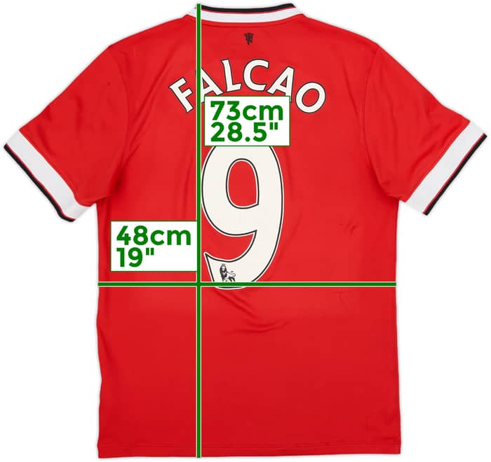 2014-15 Manchester United Home Shirt Falcao #9 - 6/10 - (S)
