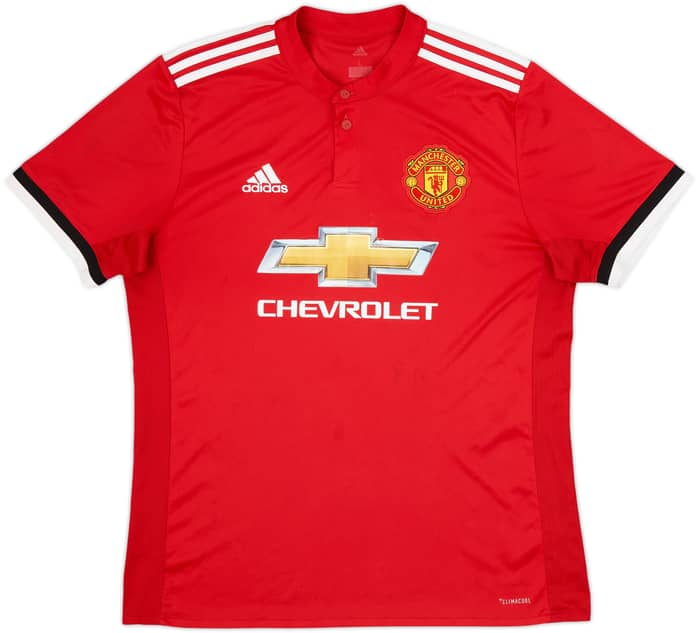 2017-18 Manchester United Home Shirt Pogba #6 - 6/10 - (L)