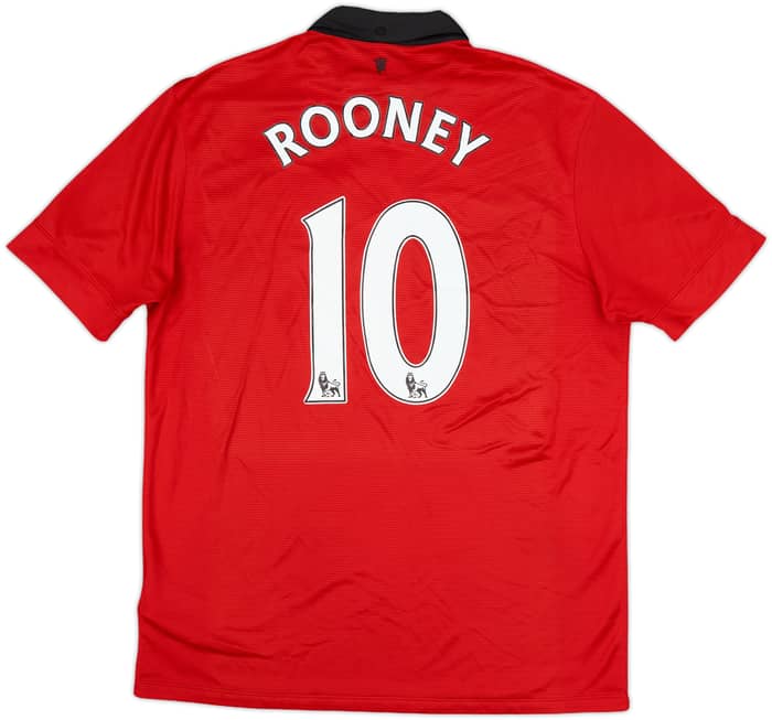 2013-14 Manchester United Home Shirt Rooney #10 - 6/10 - (L)