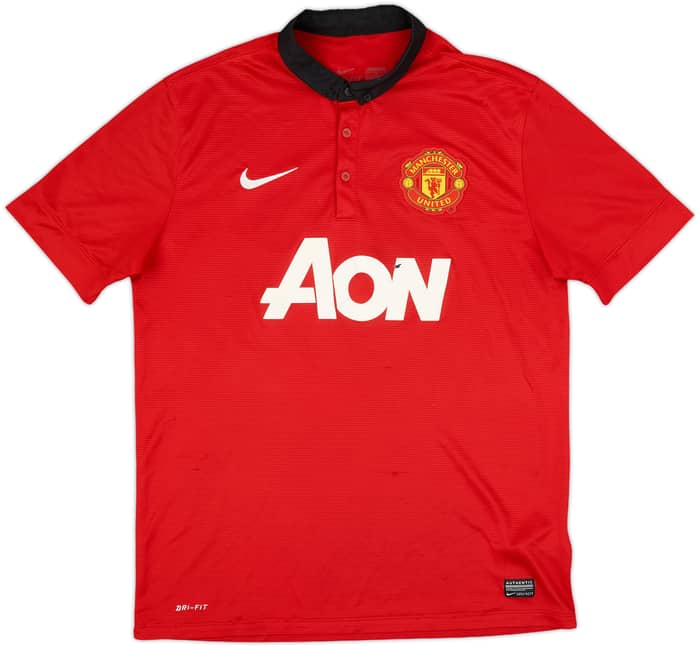 2013-14 Manchester United Home Shirt Rooney #10 - 6/10 - (L)