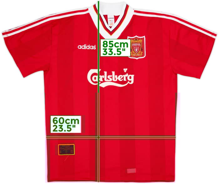 1995-96 Liverpool Home Shirt - 7/10 - (XXL)