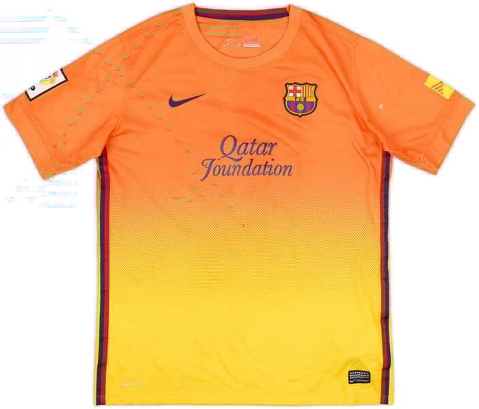 2012-13 Barcelona Away Shirt - 4/10 - (XL.Boys)