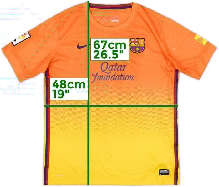2012-13 Barcelona Away Shirt - 4/10 - (XL.Boys)