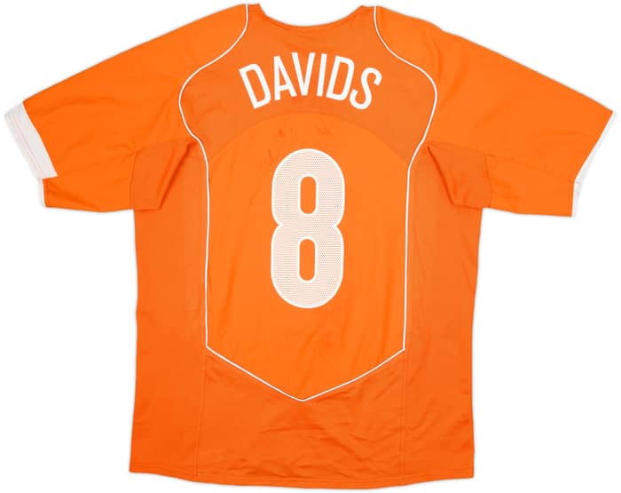 2004-06 Netherlands Home Shirt Davids #8 - 8/10 - (L)