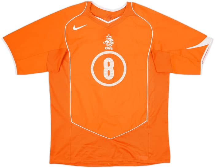 2004-06 Netherlands Home Shirt Davids #8 - 8/10 - (L)