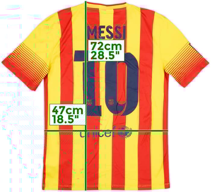 2013-15 Barcelona Away Shirt Messi #10 - 8/10 - (S)