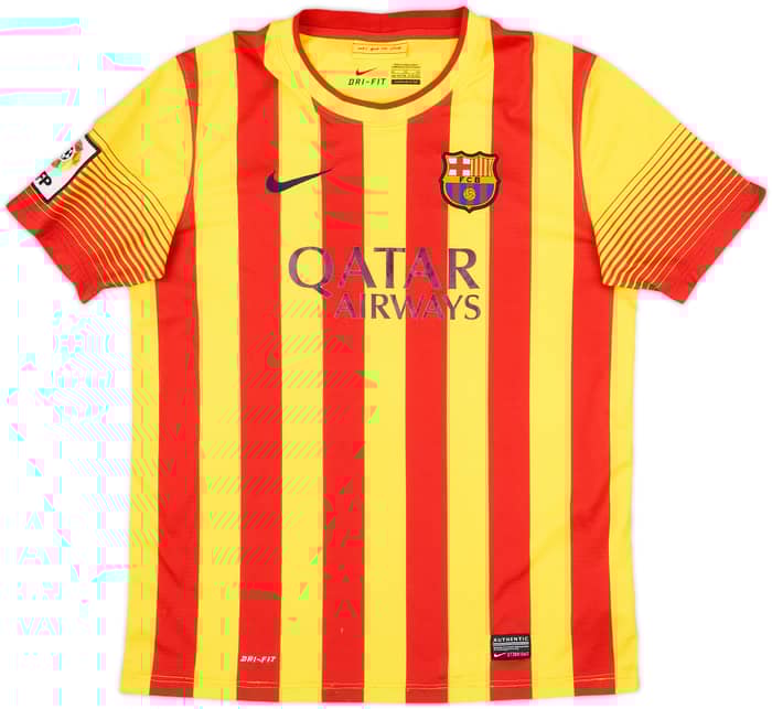 2013-15 Barcelona Away Shirt - 6/10 - (XL.Boys)