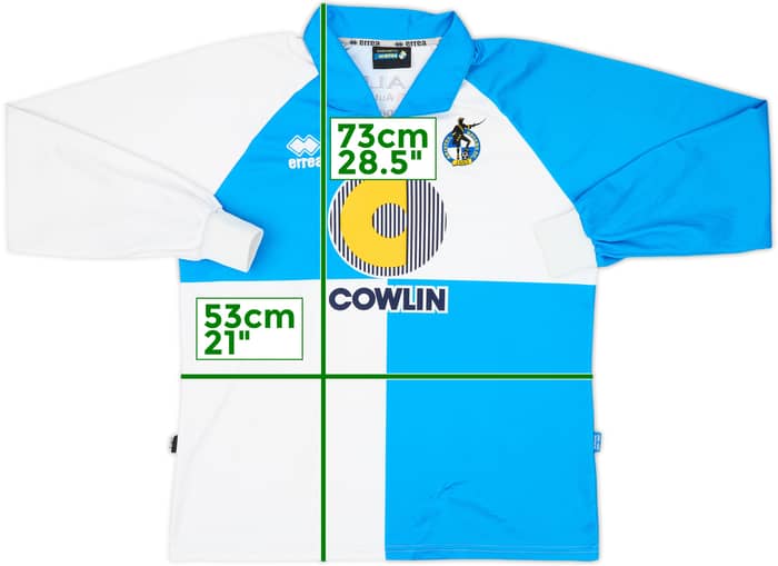 2006-07 Bristol Rovers Home L/S Shirt - 8/10 - (L)