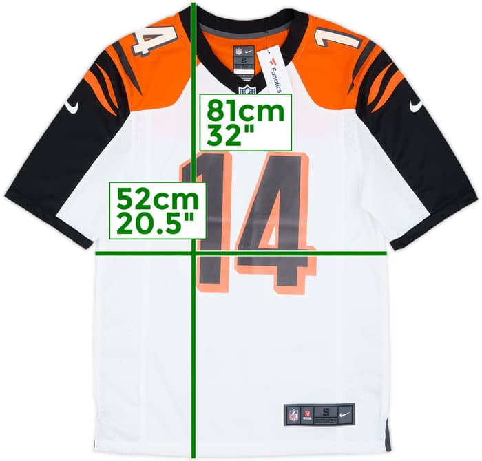 2012-19 Cincinnati Bengals Dalton #14 Nike Game Away Jersey (S)