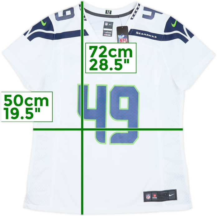 2018-20 Seattle Seahawks Griffin #49 Nike Game Away Jersey Womens (L)